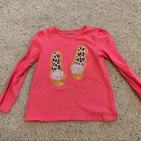 GAP Other - Gap long sleeve leopard shoe shirt size 5T